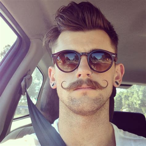 Nathan | Mustache styles, Handlebar mustache, Hipster mens fashion