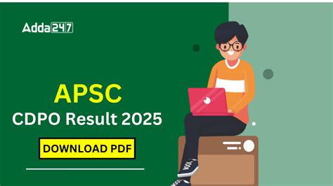 APSC CDPO Result 2025 Out, Direct Link To Download PDF