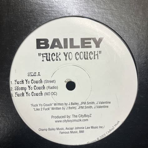 Yahoo!オークション - 黒棚 HIPHOP R&B BAILEY - FUCK YO COUCH シング...