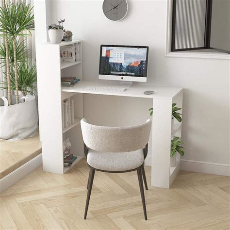 Farelves Computer Desk with Bookcase Shelves - Home India | Ubuy