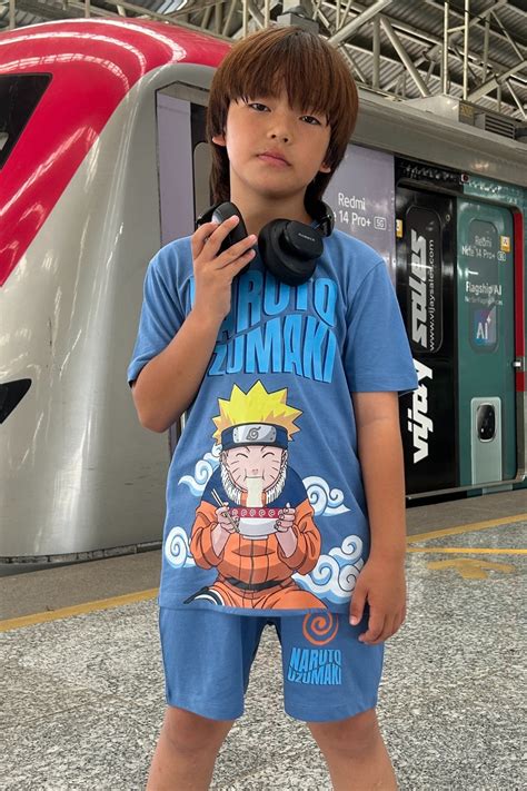 Naruto Uzumaki Short Set | Official Naruto merchandise | Two Piece Sets ...