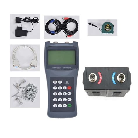 Handheld Ultrasonic Clamp On Flow Meter Tds 100h Portable Handheld ...
