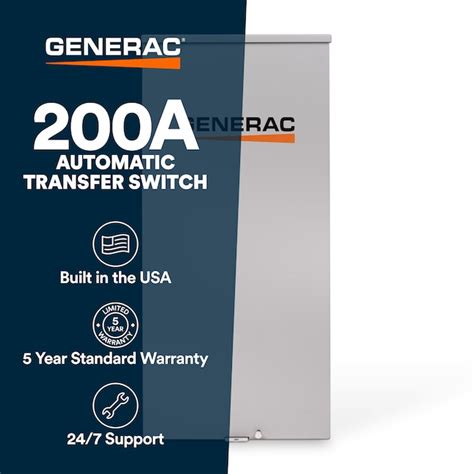 Generac 200 -Amp Next Generation Automatic Transfer Switch in the ...