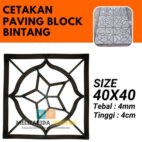 Promo Cetakan Paving Block DIY Mudah dan Praktis Cetakan Jalan ...