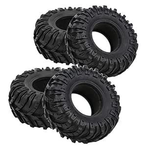 F FABOBJECTS® 4Pcs Remote Control Car Tires, 2.2in Rubber Wheel Tires ...