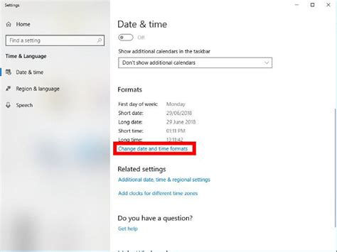 Image result for Change Time Format on Windows