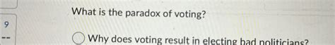 Paradox of Voting 的图像结果