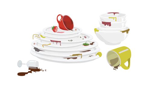 Stack Of Dishes Clipart
