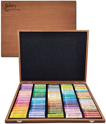 Mungyo Gallery Artists' Soft Oil Pastels - 72 Colors in Wooden Box ...