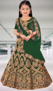 SHRESVA Girls Lehenga Choli Ethnic Wear Embroidered Lehenga, Choli and ...