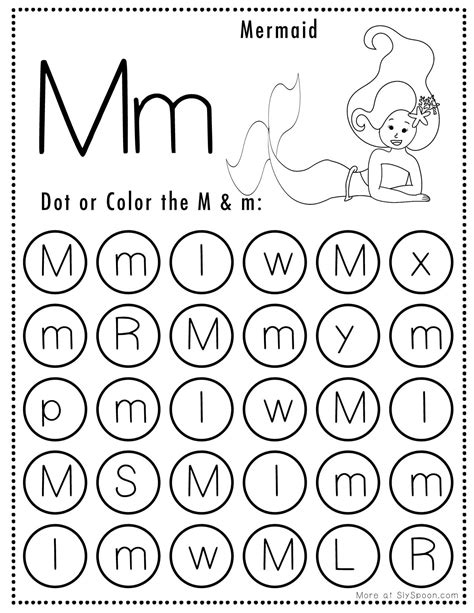 Letter M Worksheet M Words Beginning With Letter M Kids Puzzles