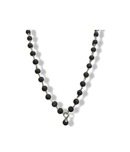 SENDAN Original 925 Silver Karungali Malai (8MM, 27 Inch, 54 Beads ...