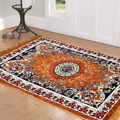 Buy COZY FURNISH Velvet Pooja Asan Mat - Size 28 x 48(Inches) 71X121(CM ...