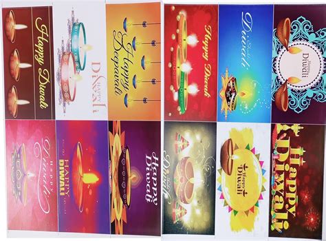 Buy Bake House Diwali Chocolate Wrapper Sticker Combo Diwali Diya ...