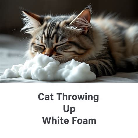 Cat Throwing Up White Foam: Causes, Treatment & Precautions