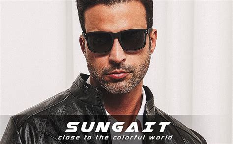 Buy SUNGAIT No Bounce & Slip Lightweight Polarized Sunglasses Fit for ...