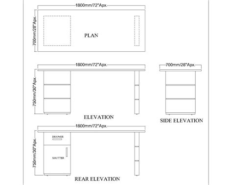 Office Table, MD Table,Office Table in Wood & White Color, Office Tabl ...
