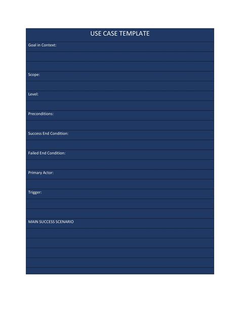 40 Use Case Templates & Examples (Word, PDF) ᐅ TemplateLab