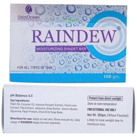 Raindew Moisturizing Syndet Bar | Uses, Side Effects, Price | Apollo ...