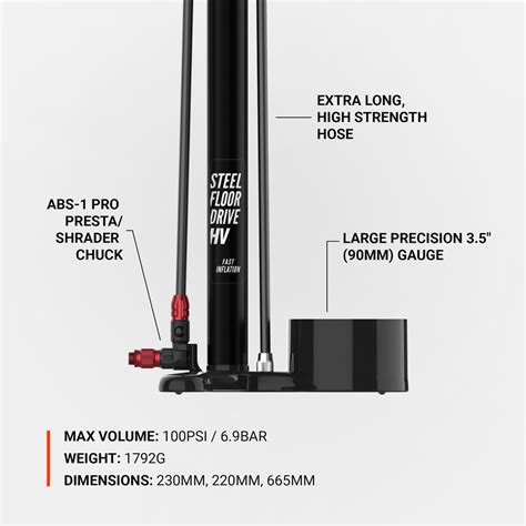 Bicycle Floor Pump Lezyne