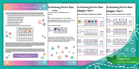 11+ Non-Verbal Reasoning Analogies Assessment Pack