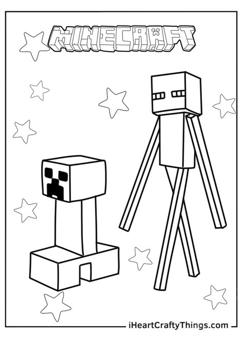 Minecraft Colouring Sheets 的图像结果
