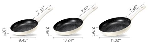 Buy Velosan Frying pan Non Stick 26cm Skillet, PFOA Free Granite Stone ...