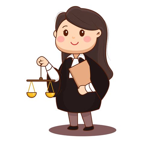 Lady Lawyer Cartoon