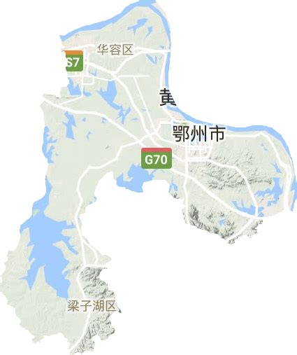 鄂州市高清电子地图,鄂州市高清谷歌电子地图