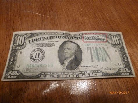 1934 Series $10 Dollar Bill
