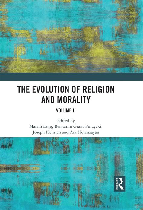 The Evolution of Religion and Morality: Volume II eBook : Lang, Martin ...