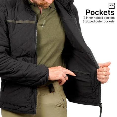 Mens Padded Jacket 500 - Black