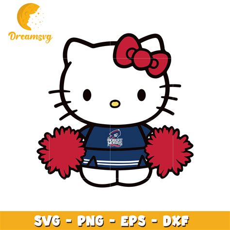 Hello Kitty Cheerleader SVG Design for Fans – DreamSVG Store
