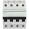 Schneider Electric Acti 9 32-Ampere 4-Pole C Curve MCB (Polycarbonate ...
