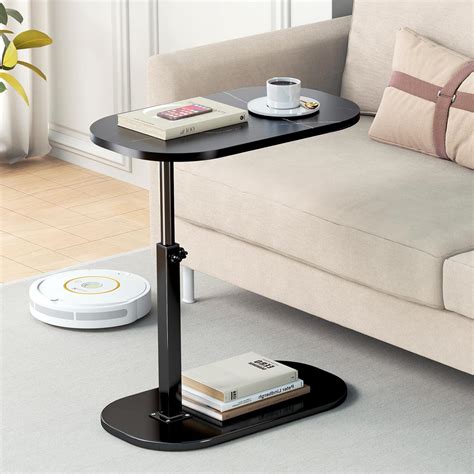 Amazon.com: C Shaped Side Table, Adjustable Height C Shaped End Table ...