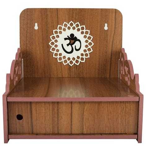 Buy COMERT Enterprise Beautiful MDF Wooden Temple,Home Temple, Pooja ...