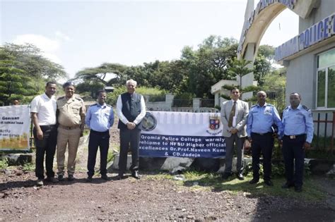 NFSU delegation visited Oromia Police College and attended a high level ...