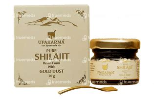 Upakarma Ayurveda Pure Shilajit Resin Form With Gold Dust Paste 20 Gm ...