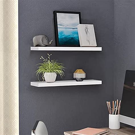 Stylish ISYOKE White Floating Shelves Set of 3
