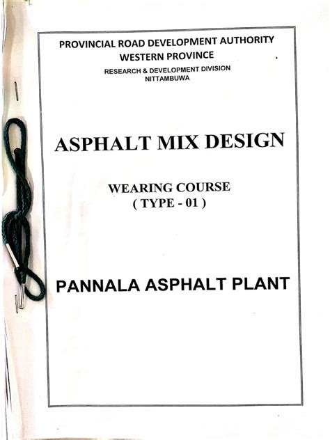 Image result for Asphalt Mix Design Example