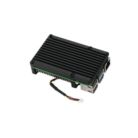 Raspberry Pi 5 Aluminium Case with Dual Cooling Fans – REES52