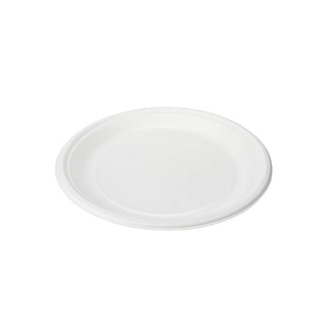 Disposoul Bagasse Round Disposable Plate 6 inch
