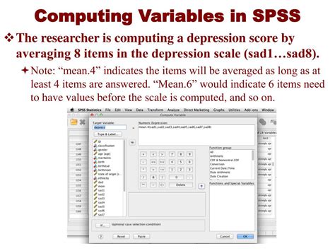Image result for SPSS Tutorial Computing Variables