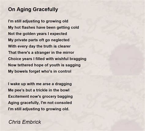 Poems About Aging Beautifully