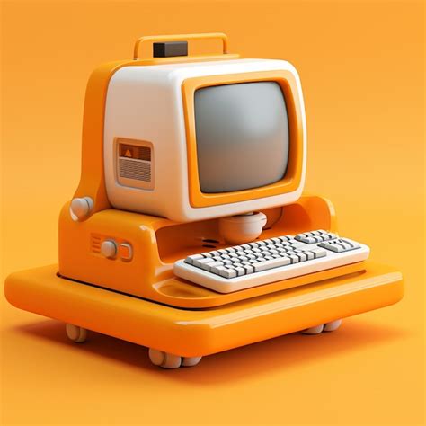 Image result for Retro PC 3D Model