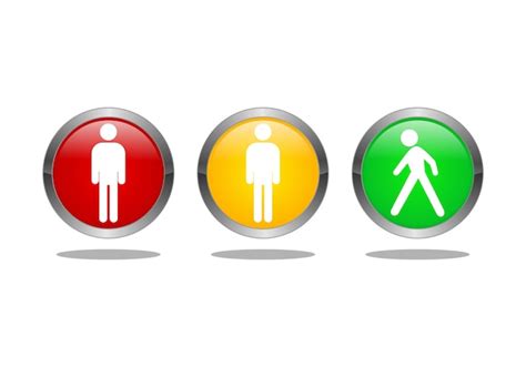 Traffic light logo symbol | Premium Vector