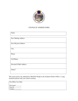 Fillable Online images pcmac CHANGE OF ADDRESS FORM Name New Mailing ...