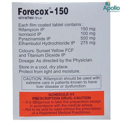 Forecox 150 mg Tablet 6's Price, Uses, Side Effects, Composition ...