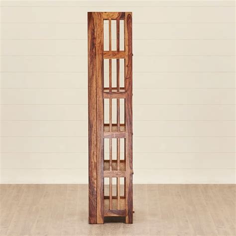 Buy Helios Ray Sheesham Wood 5-Tier Foldable Book Shelf - Brown from ...
