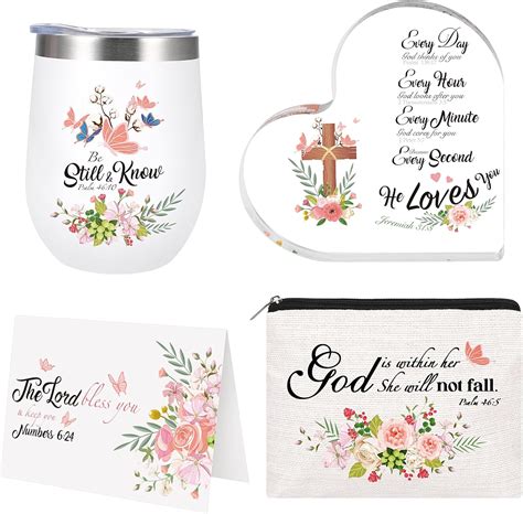 Amazon.com | AWDK Christian Gifts for Women, Religious Gifts for Women, Baptism Gifts, Gifts for ...